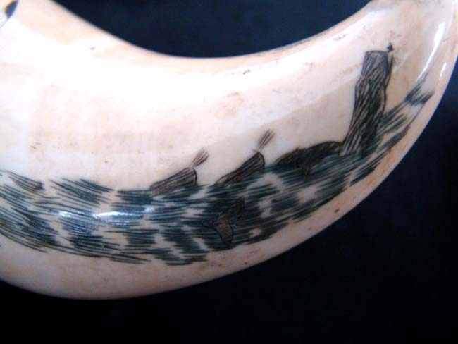 Possibly the Most Beautiful pair of 19th century American Whale's Teeth on the Market Today!! — image 3